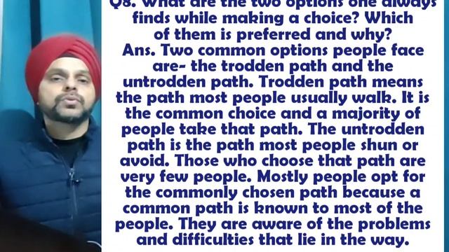 THE ROAD NOT TAKEN-MOST IMPORTANT QUESTIONS| THE ROAD NOT TAKEN-NCERT QUESTIONS| смотреть онлайн