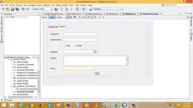Java - Oracle Tutorial(2) | Create Student Registeration Form Using JTabbedPane смотреть онлайн