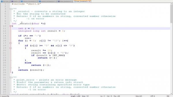 0x16 C - Simple Shell project part1 | ALX بالعربي