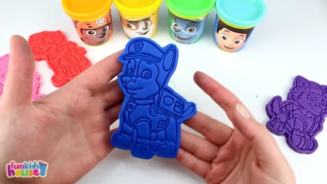 Paw Patrol Play Doh and Molds Creative Play for Kids смотреть онлайн