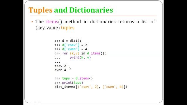 Python Application Programming17CS664 Tuples Sangamesh1104202001 смотреть онлайн
