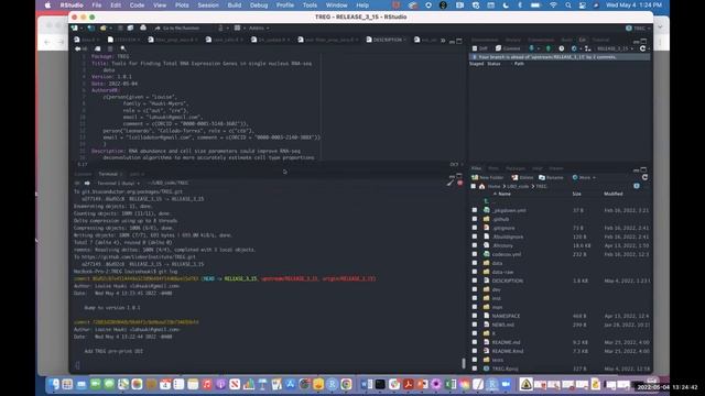 [2022-05-04] Bioconductor: git commands for package maintainers смотреть онлайн
