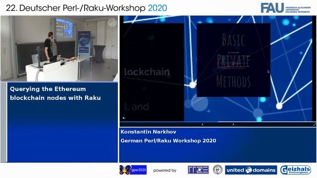 Querying the Ethereum blockchain nodes with Raku, German Perl Workshop 2020 смотреть онлайн
