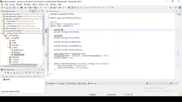 27 -3 Spring Boot- Security with JWT Token part 2 - Arabic [بالعربي] смотреть онлайн