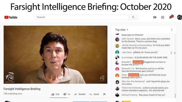 Farsight Intelligence Briefing October 2020 смотреть онлайн