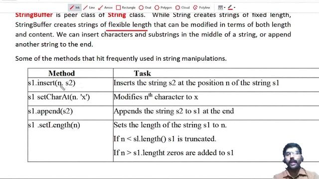 StringBuffer Class смотреть онлайн