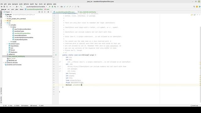 How to create in java variable? Rules of identifiers in java. L11 смотреть онлайн