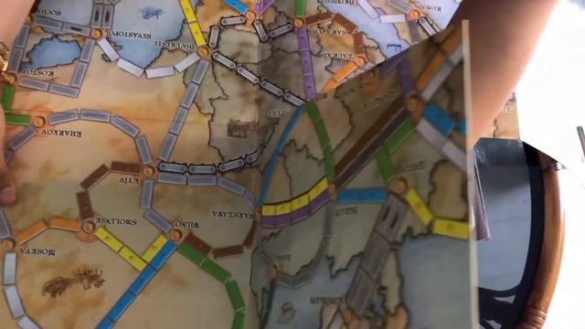 UNBOXING TICKET TO RIDE EUROPE BOARD GAME CARD 👾 смотреть онлайн
