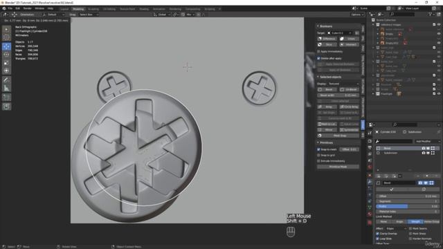 11. Моделирование в #blender, Часть 9