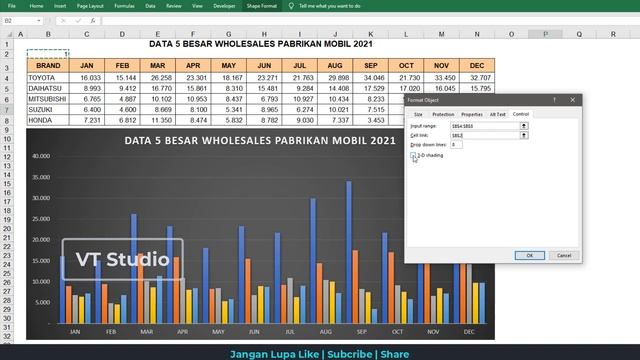 Cara Membuat Grafik Dinamis di Excel смотреть онлайн