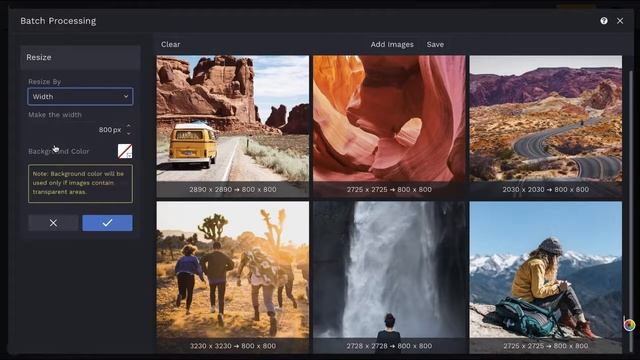Пакетная обработка фотографий - Онлайн сервис смотреть онлайн
