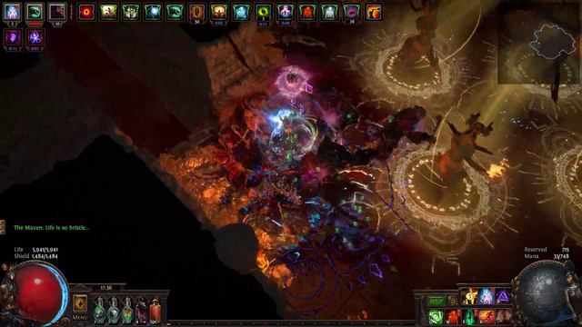 3.17 Uber Atziri - 30m dps Arakaali's Fang Scion смотреть онлайн