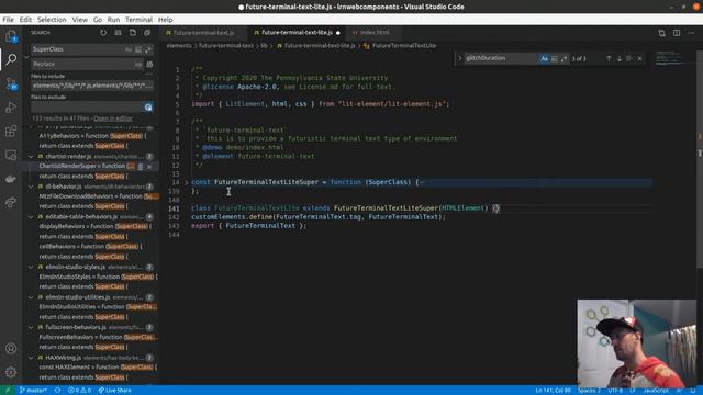 Live code: Remixing the cyber-punk-text webcomponent смотреть онлайн