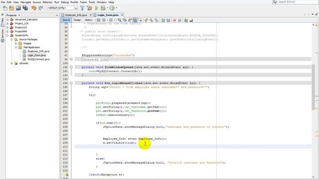 Java Netbeans Programming #8 close previous JFrame while opening new JFrame смотреть онлайн