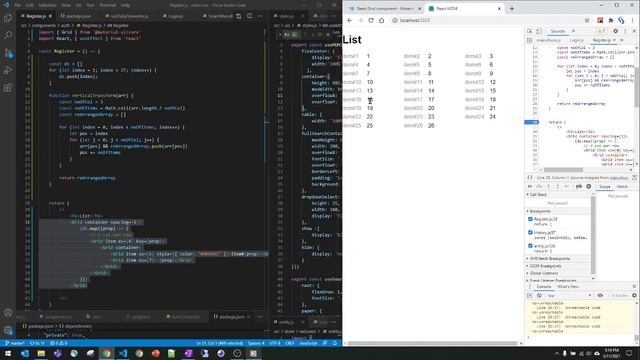 Iterate through a list vertically uses material-UI and a custom function made easy смотреть онлайн