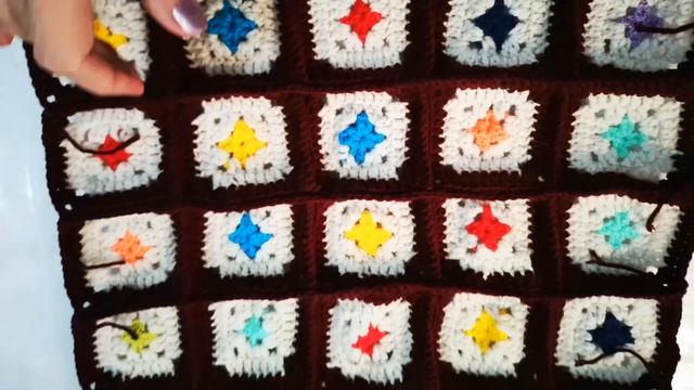 Подушка. Бабушкин квадрат рельефно. Крючком. #CROCHET#DIY#HANDMADE смотреть онлайн
