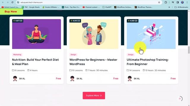 EduQuest – Education LMS WordPress Theme @1000theme смотреть онлайн