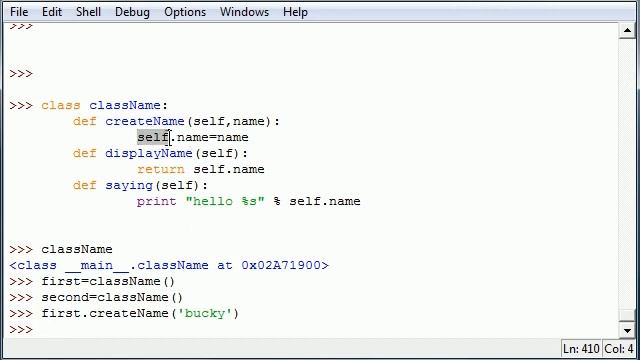 Bobprep Python Programming Tutorial 33 Classes and Self смотреть онлайн