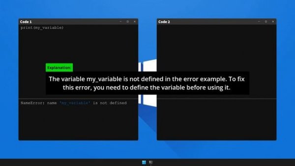 How to fix NameError: name is not defined in Python