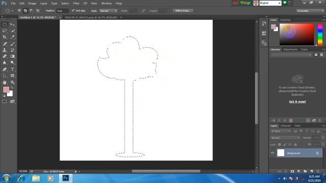 Rectangular Marquee tool & with him 3 tools (Photoshop Tutorial Part -3) смотреть онлайн