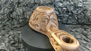Кукса ручной работы, финская кружка с резьбой