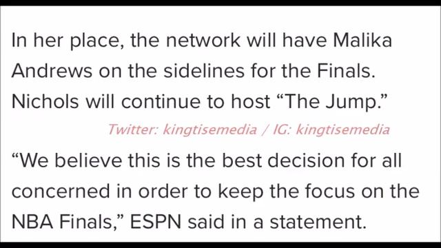 Maria Taylor REACTS To Rachel Nichols Phone Call & ESPN Removes Rachel From NBA Finals Coverage смотреть онлайн