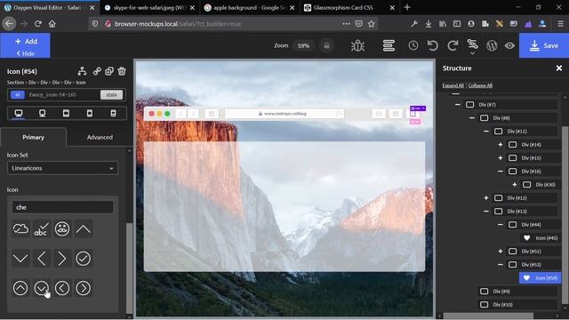 Creating Browser Mockups With Oxygen Builder (BUILD TIMELAPSE) смотреть онлайн