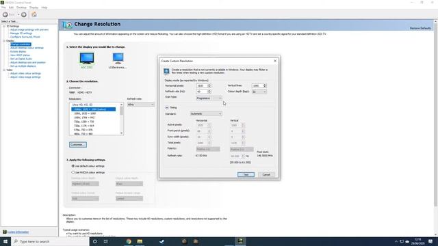 How to Create a Custom Resolution Using NVIDIA Control Panel смотреть онлайн