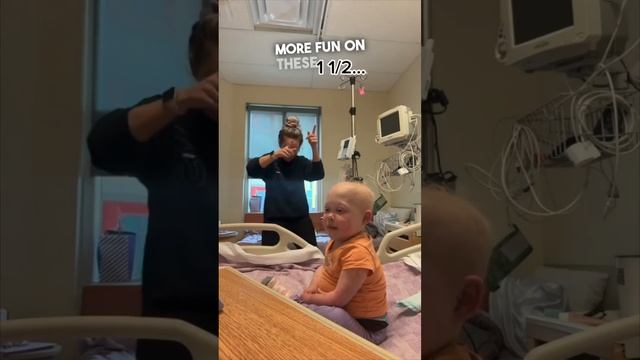 This mom knows how to make the hospital fun for her daughter ❤️ смотреть онлайн