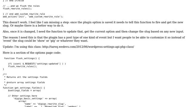 Wordpress: Change custom post type slug from plugin options смотреть онлайн