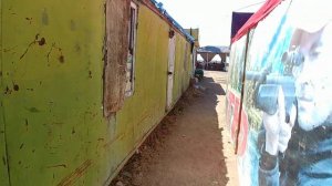 Иссык-куль 2019. Бостери. Дорога до пляжа от пансионата Мармелад.