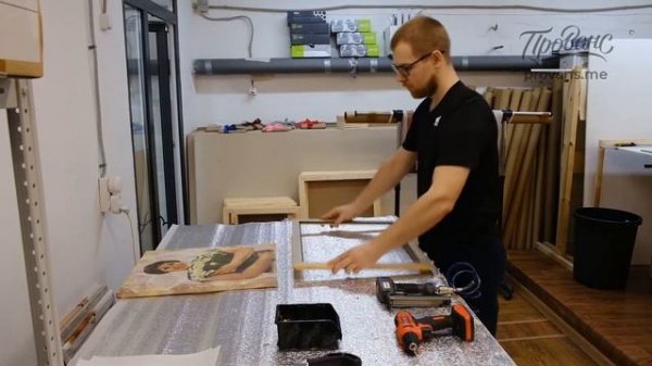 Процесс производства картин по фото на холсте | Фабрика картин Прованс | provans.me