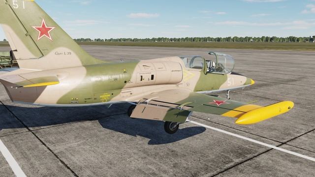 DCS L-39C. Первый взгляд. Осмотр самолета.