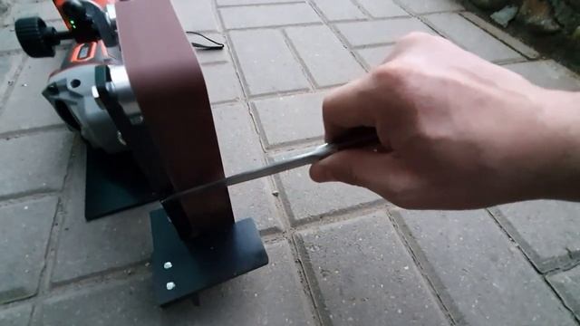 Ленточный гриндер для УШМ Drillpro Angle Grinder смотреть онлайн