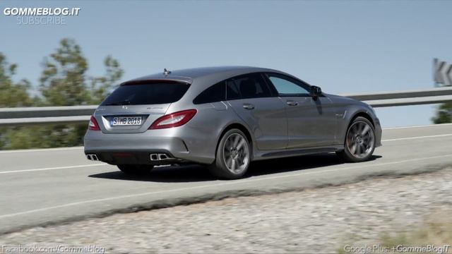 Mercedes CLS 63 S AMG Shooting Brake ► First Drive ► SOUND