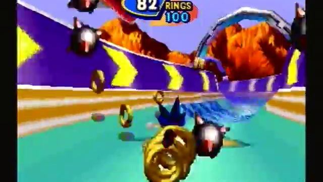 SONIC 3D FLICKIES ISLAND (BLAST) SPECIAL STAGES SEGA SATURN смотреть онлайн