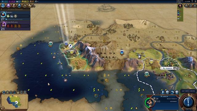 Civ 6 - 1 - Portugal on the 7 Seas! смотреть онлайн