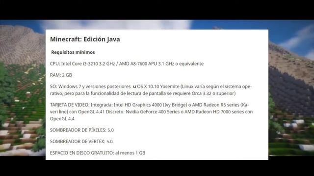 NUEVOS REQUISITOS MINIMOS PARA JUGAR MINECRAFT BEDROCK Y JAVA | Akito смотреть онлайн