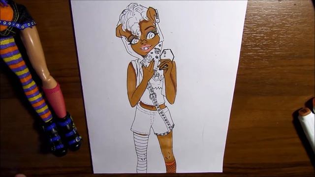 Монстер Хай\Хоулин Вульф\speedpaint\markers смотреть онлайн