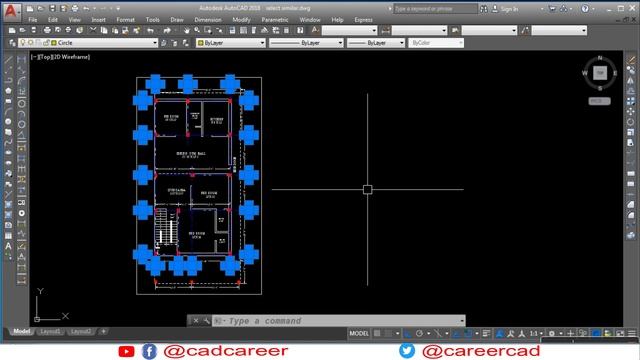 SELECT SIMILAR in AutoCAD | Objects Selection Methods in AutoCAD | Selection Settings смотреть онлайн