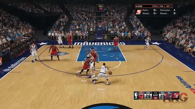NBA 2K15 - Gameplay | PS4 - Chicago Bulls VS Dallas Mavericks - Full Game смотреть онлайн