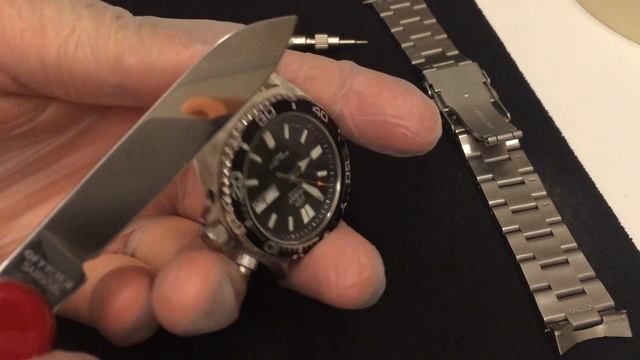 Changing the bezel on Orient Mako USA смотреть онлайн