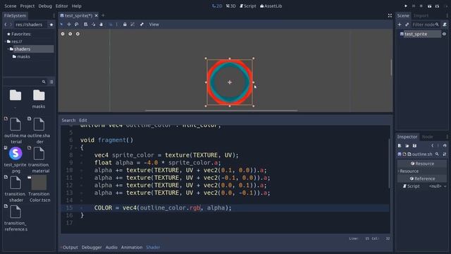 Outline Shader in Godot (tutorial) смотреть онлайн