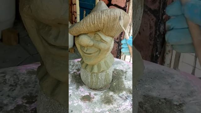 Волшебный гриб из цемента своими руками смотреть онлайн