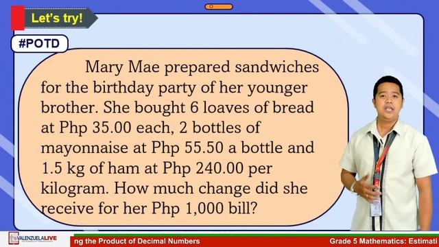 Grade 5 Mathematics - Estimating the Product of Decimal Numbers смотреть онлайн