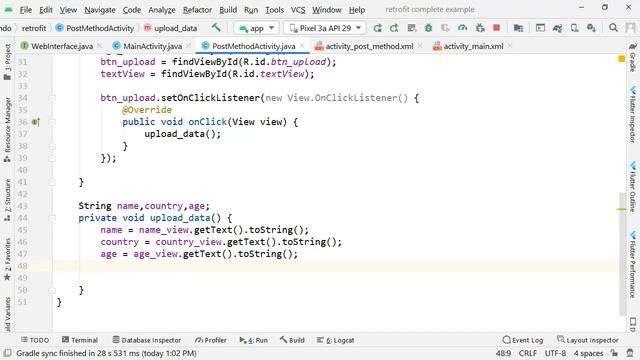 PART 4. Android retrofit 2021 tutorial - POST Method смотреть онлайн