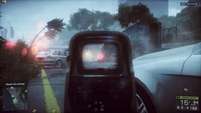 Battlefield 4 gameplay on SPEED GAME PRO II I7 6700 R5.0