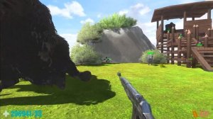 I Try Running & Hunting For Superhero T-Rex & Kerberos in Funny ARBS Animal Revolt Battle Simulator