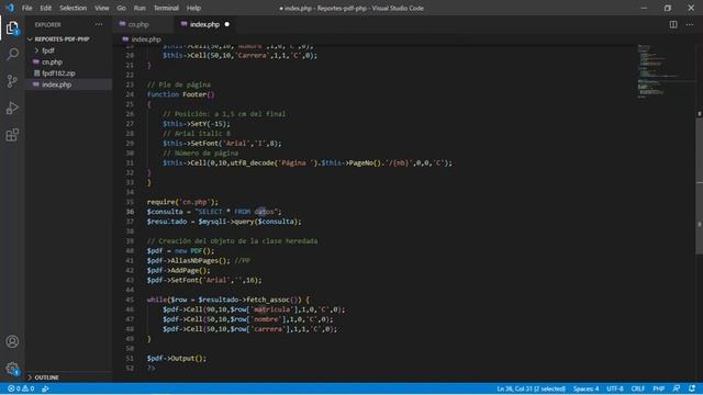 Tarea 5 Generación de reportes en PDF con PHP Y MySQL смотреть онлайн