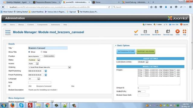 Responsive Brazzers Carousel Joomla Module смотреть онлайн